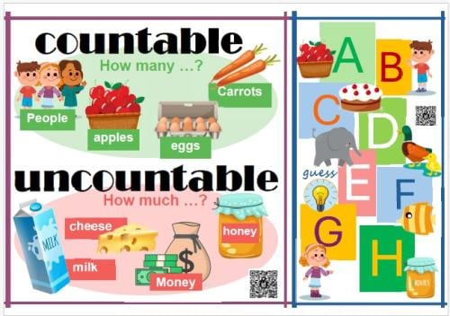 Countable/Uncountable & Some Letters 2in1 (80x120)...