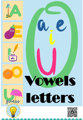 Vowels Letter (60x40)cm