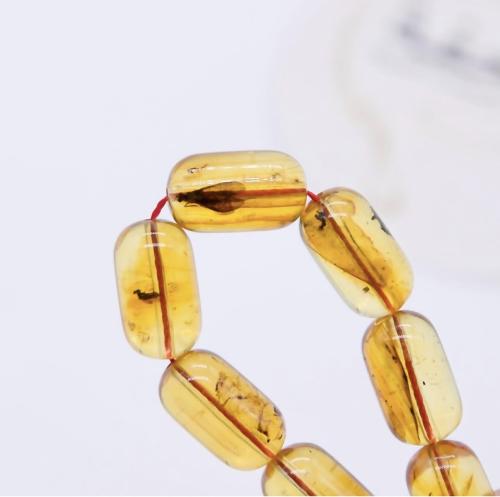 Amber prayer beads, transparent, perforated, AM063