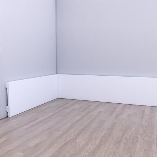 نعلة فايبر طول 2.40 متر ارتفاع 10 سم ابيض G-100