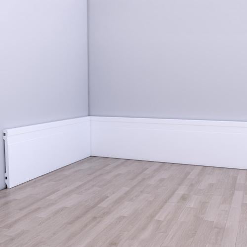 نعلة فايبر طول 2.40 متر ارتفاع 10 سم ابيض S-100