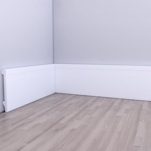 نعلة فايبر طول 2.40 متر ارتفاع 12 سم ابيض S-120