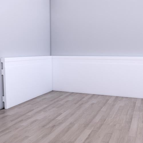 نعلة فايبر طول 2.40 متر ارتفاع 15 سم ابيض G-150