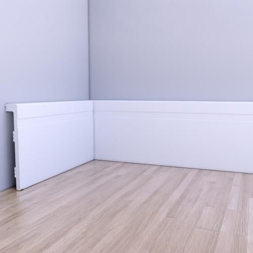 نعلة كيرف فايبر طول 2.40 متر ارتفاع 15 سم ابيض L-1...