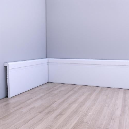 نعلة كيرف فايبر طول 2.40 متر ارتفاع 13.5 سم ابيض L...