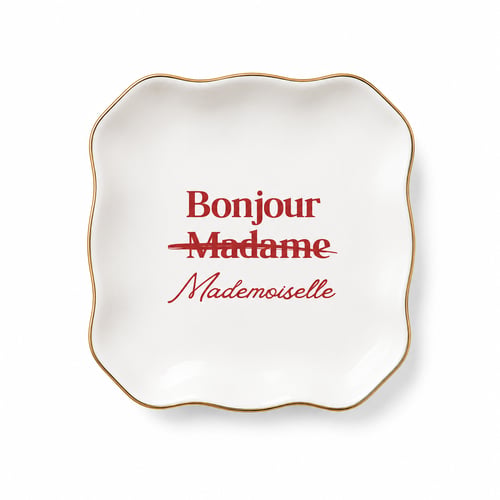Parisian Charm Ceramic Tray