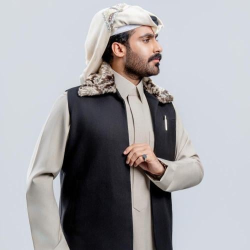 سديري رجالي شتوي فاخر – ياقة فرو أنيقة