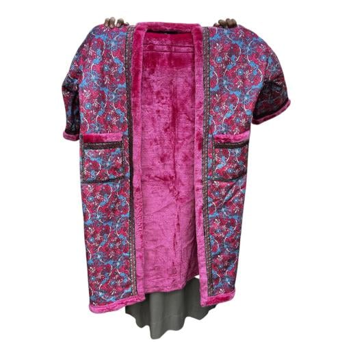 فروة نسائية شتوية مخمل