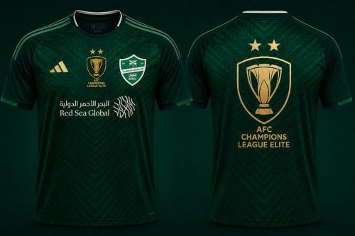 تيشيرت تتويج الأهلي السعودي بلقب دوري أبطال آسيا