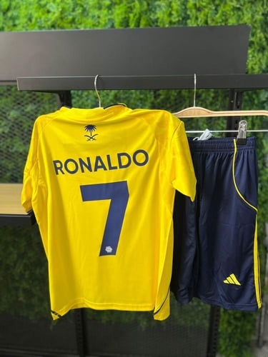 طقم نادي النصر الاساسي الجديد 2026ولادي