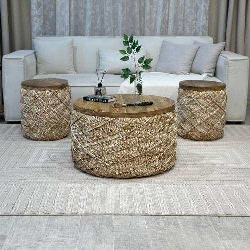 طقم طاولات 3 قطع