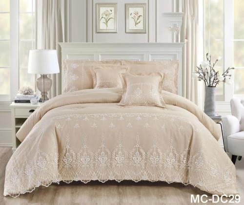 لحاف نفرين 6 قطع منفوخ دانتيل