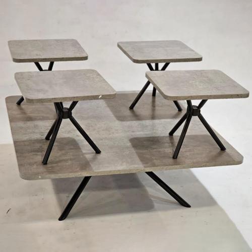 طقم طاولات شاي ارضي 5 قطع