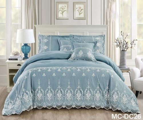 لحاف نفرين 6 قطع منفوخ دانتيل