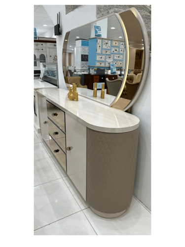 طاولة طعام تركي 10 و 12 كرسي مع بوفيه