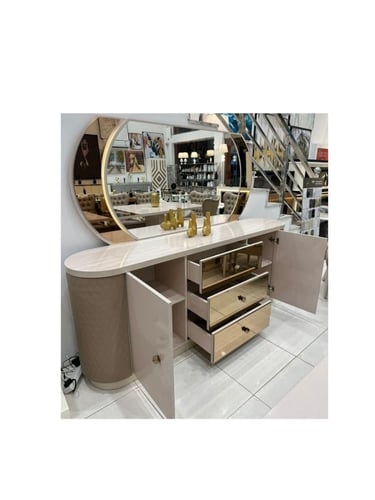 طاولة طعام تركي 10 و 12 كرسي مع بوفيه