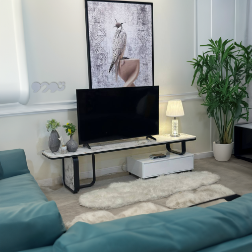 طاولة تلفاز بديل رخام