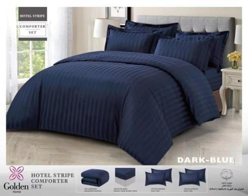 مفرش نفرين فندقي قطن 100% / 7 قطع