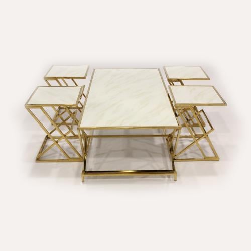 طقم الطاولات خدمة الراقي- 5 قطع