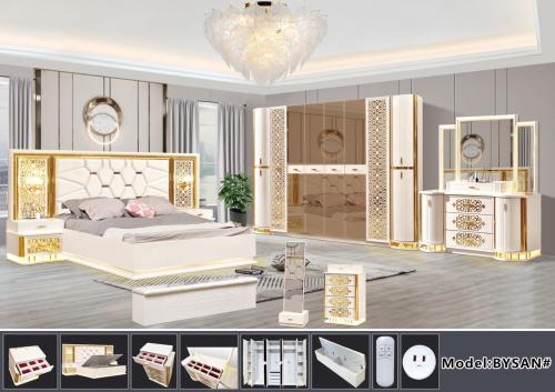 غرفة نوم صيني 8 قطع مع الاريكه