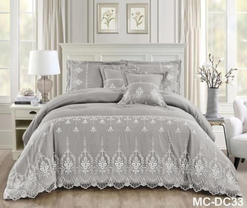 لحاف نفرين 6 قطع منفوخ دانتيل