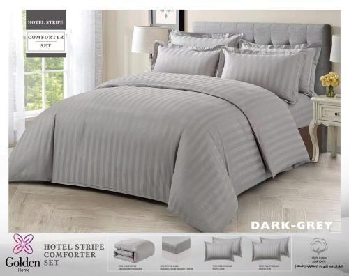 مفرش نفرين فندقي قطن 100% / 7 قطع