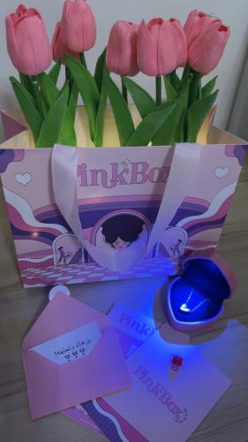 Illuminated Rose + Illuminated Necklace + Add the phrase on the note