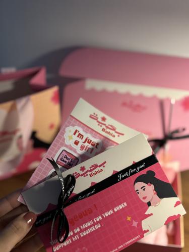 A heart necklace, beautiful package, birthday