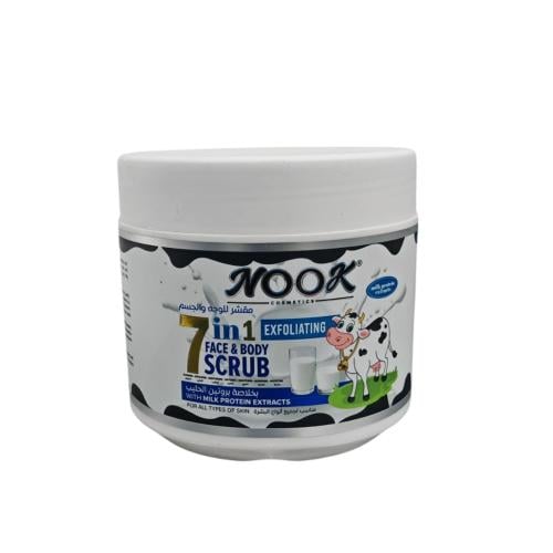 Nok facial and body scrub with milk protein extrac...