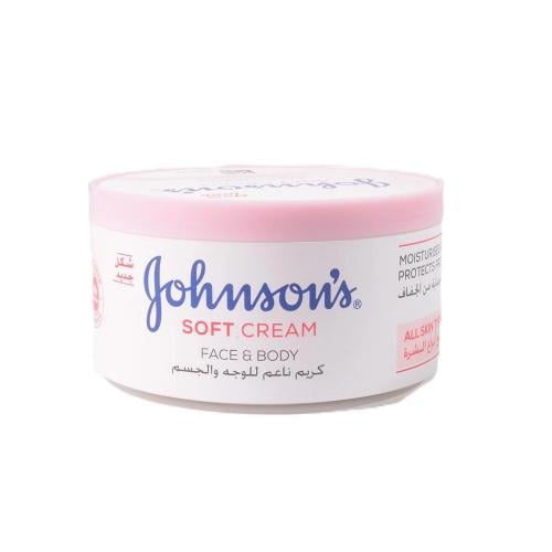 جونسون كريم ناعم للوجه والجسم 300 م
