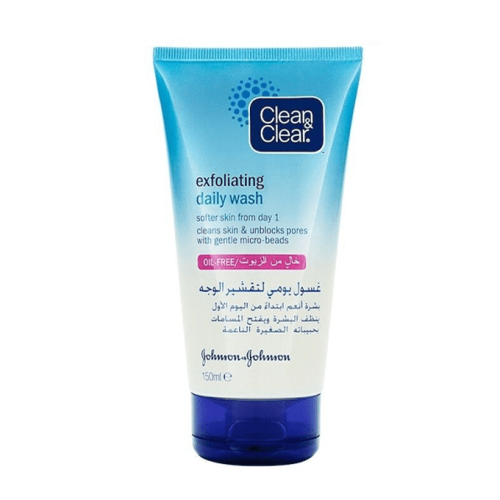 كلين اند كلير غسول يومي لتقشير الوجه 150م