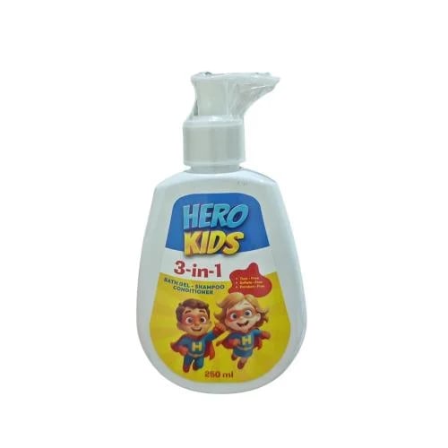 Hero Kids shampoo and conditioner and shower gel f...