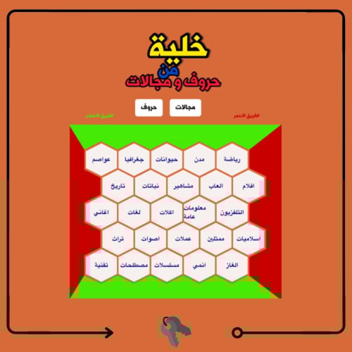 لعبة خلية سباق الحروف و مجالات - نسخة 2026