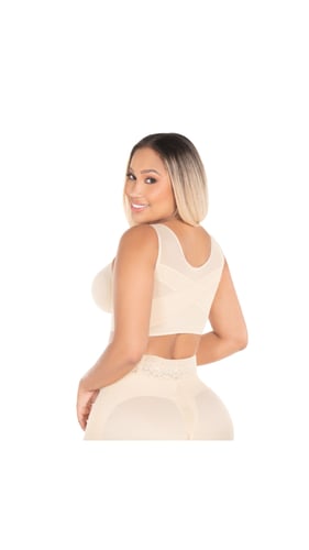 B00202 - حمالة صدر طبية، بمشابك إغلاق من الأمام