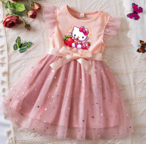 فستان Hello Kitty للفتيات