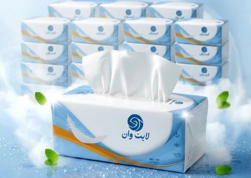 مناديل لايت وان 32علبة * 500منديل مفرد
