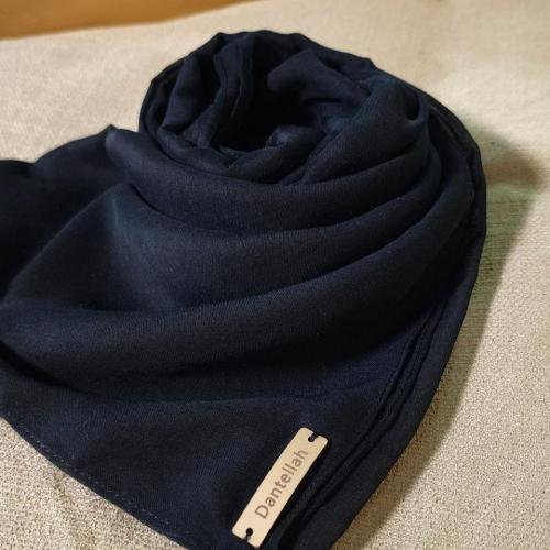 Dark blue headscarf