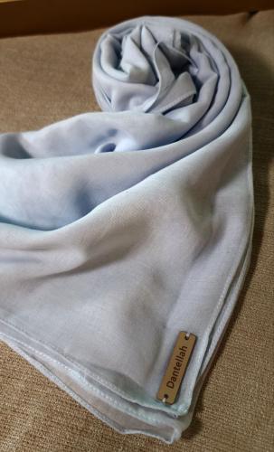 Sky blue headscarf SCA002