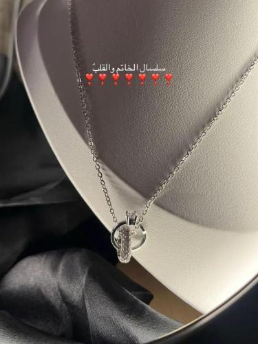 قلادة وخاتم القلب