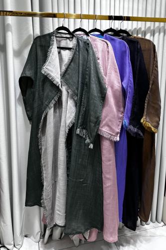 Linen double face
