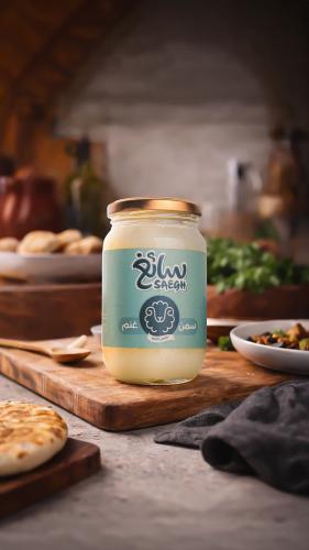 سمن غنم طبيعي 500 جرام