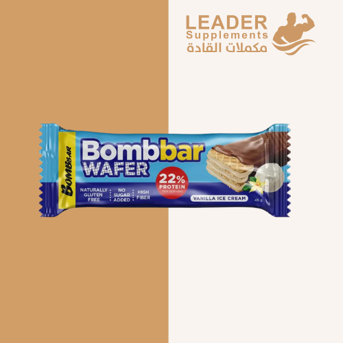 بومبار ويفر بروتين خالي الجلوتين بدون سكر مضاف 45...