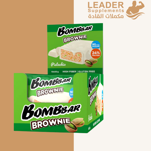 كوكيز البروتين بومب بار براوني بالفستق 50 جرام