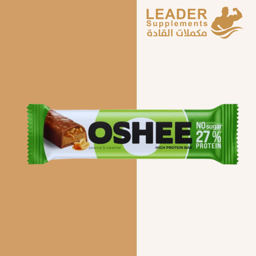 لوح بروتين Oshee بنكهة الفول السوداني والكراميل