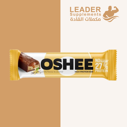 لوح بروتين Oshee بنكهة الفانيلا والكراميل