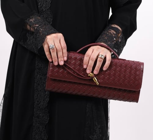 Burgundy bag