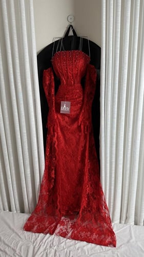 فستان سهره احمر