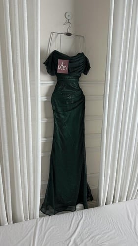 فستان سهره اخضر