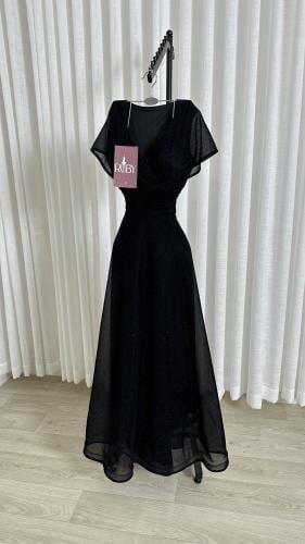 فستان ناعم اسود