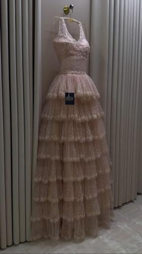 فستان سهره وردي